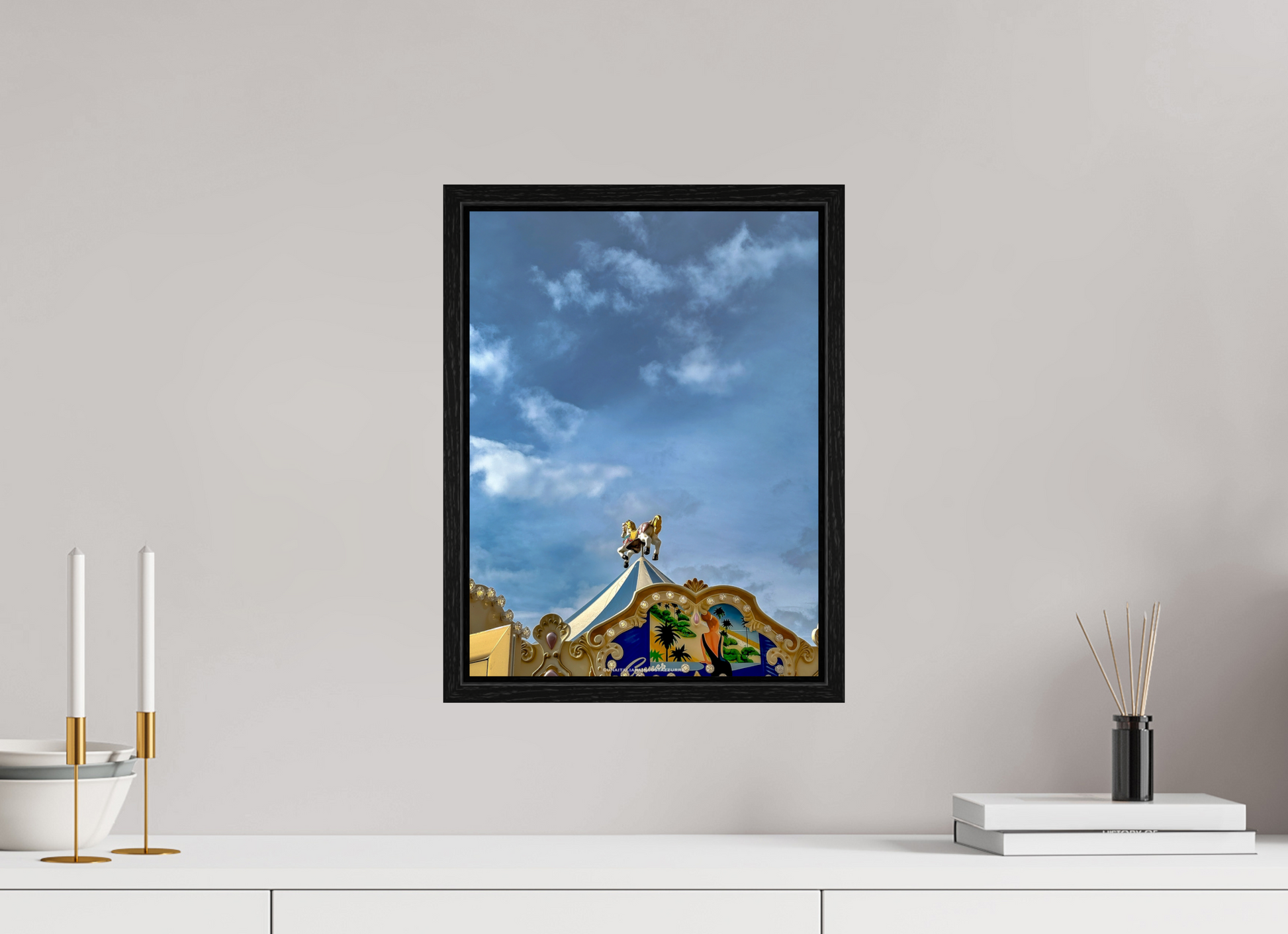 30 x 40 cm, Floater Frame Carrousel