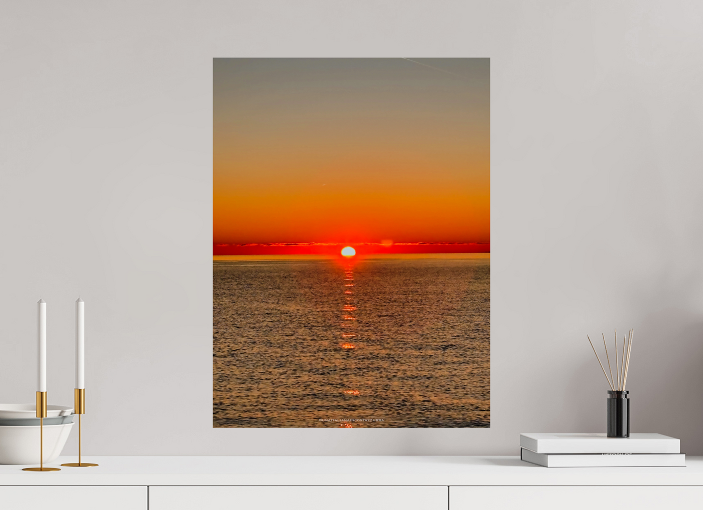 Alba al largo delle isole di Lerino