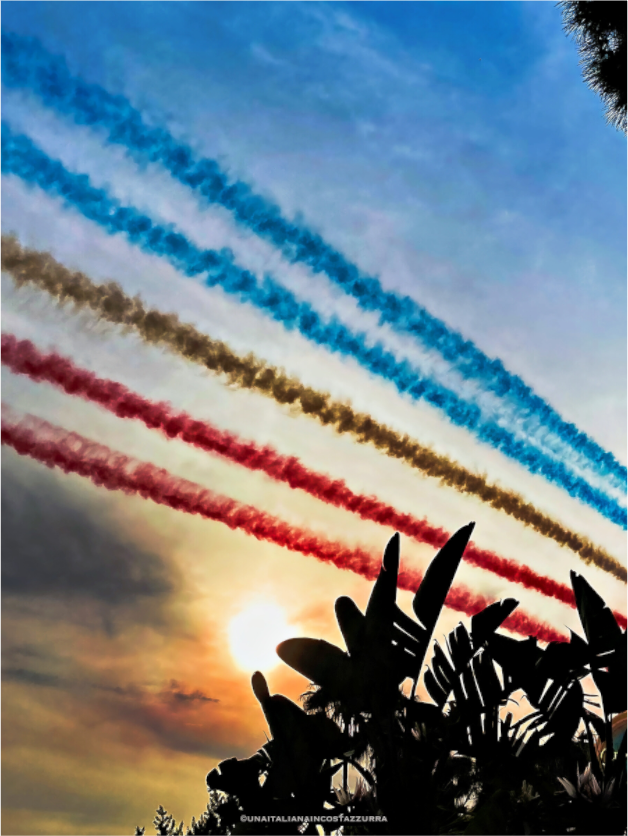 La pattuglia acrobatica per il Festival di Cannes