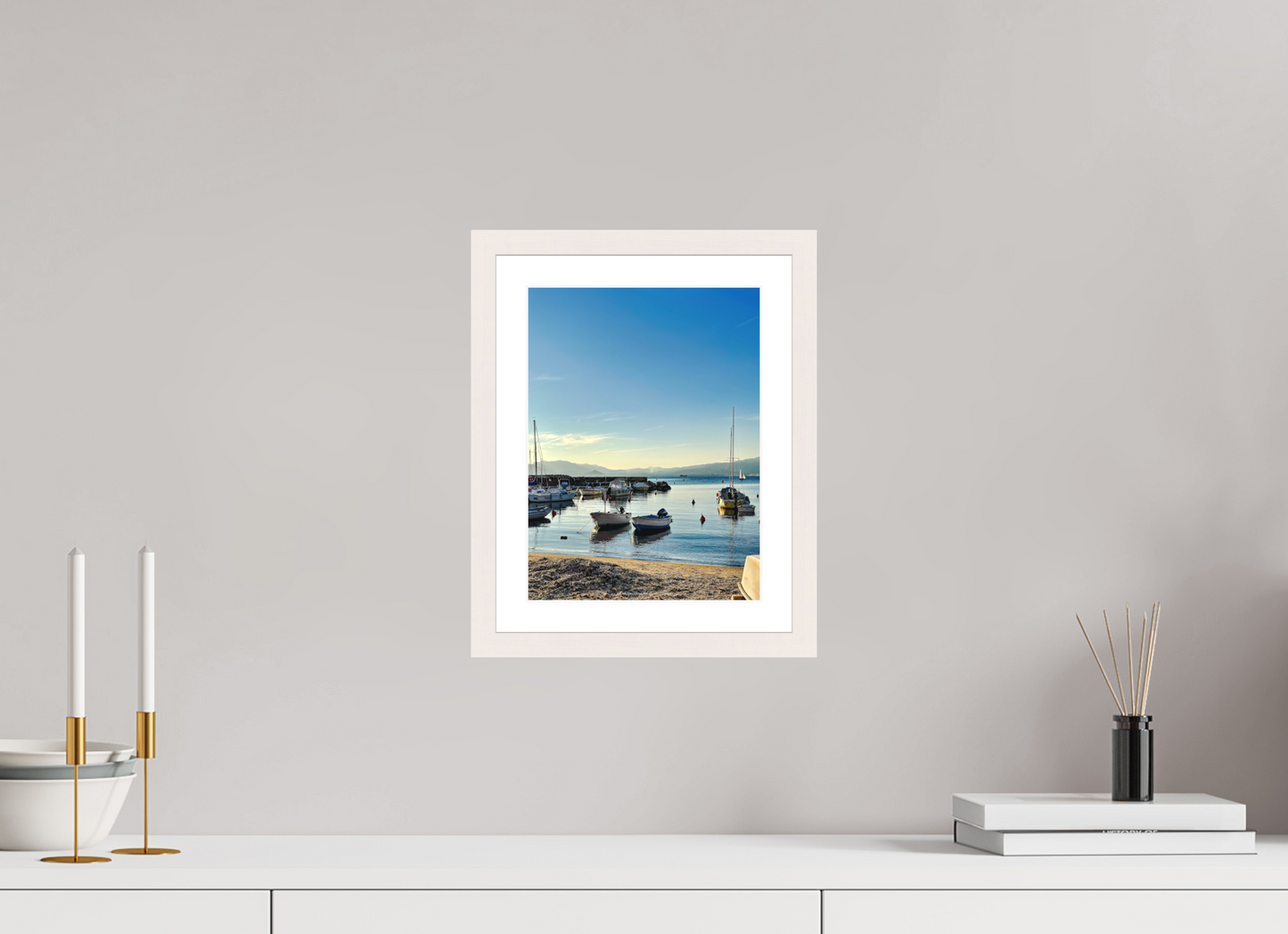 21 x 28 cm, Impression fine art Piccolo porticciolo Cannes