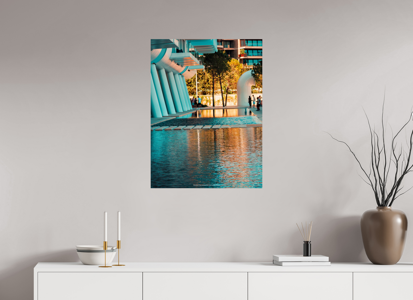 Specchio d'acqua sotto il "Renzo"