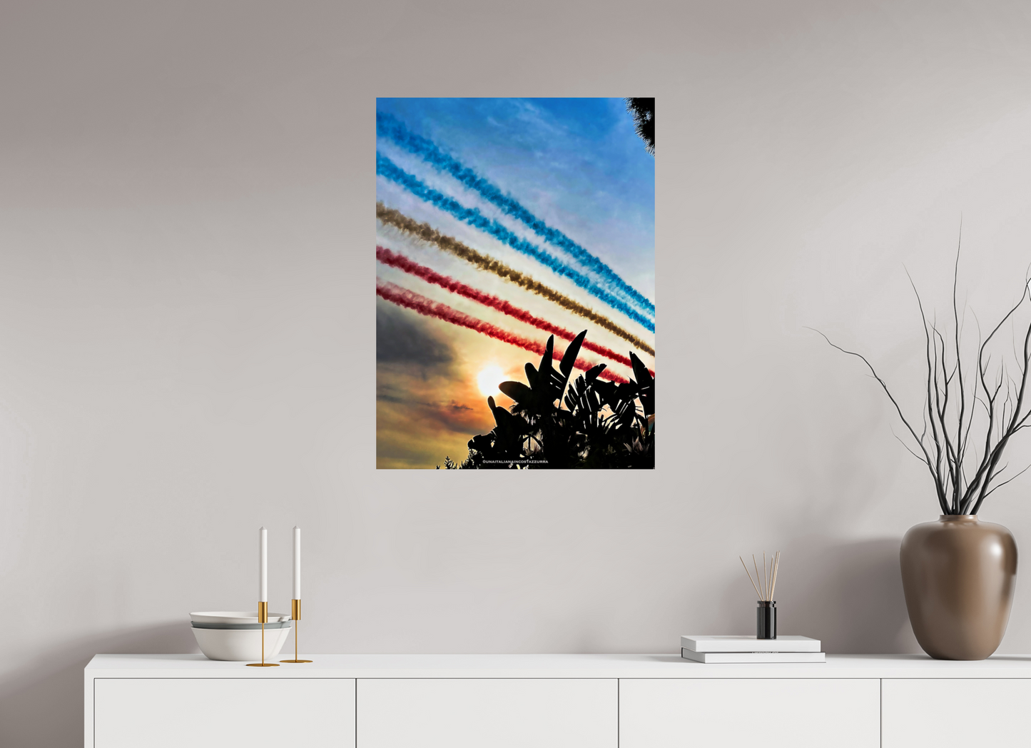 La pattuglia acrobatica per il Festival di Cannes