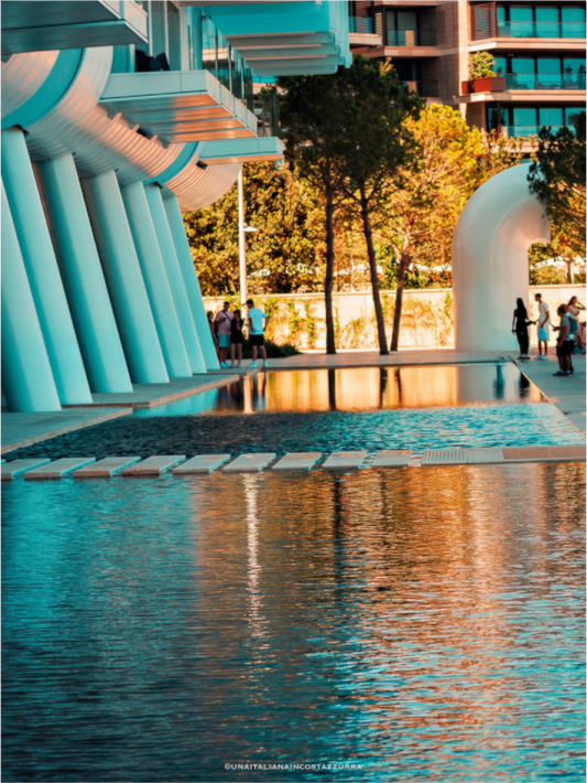 Specchio d'acqua sotto il "Renzo"