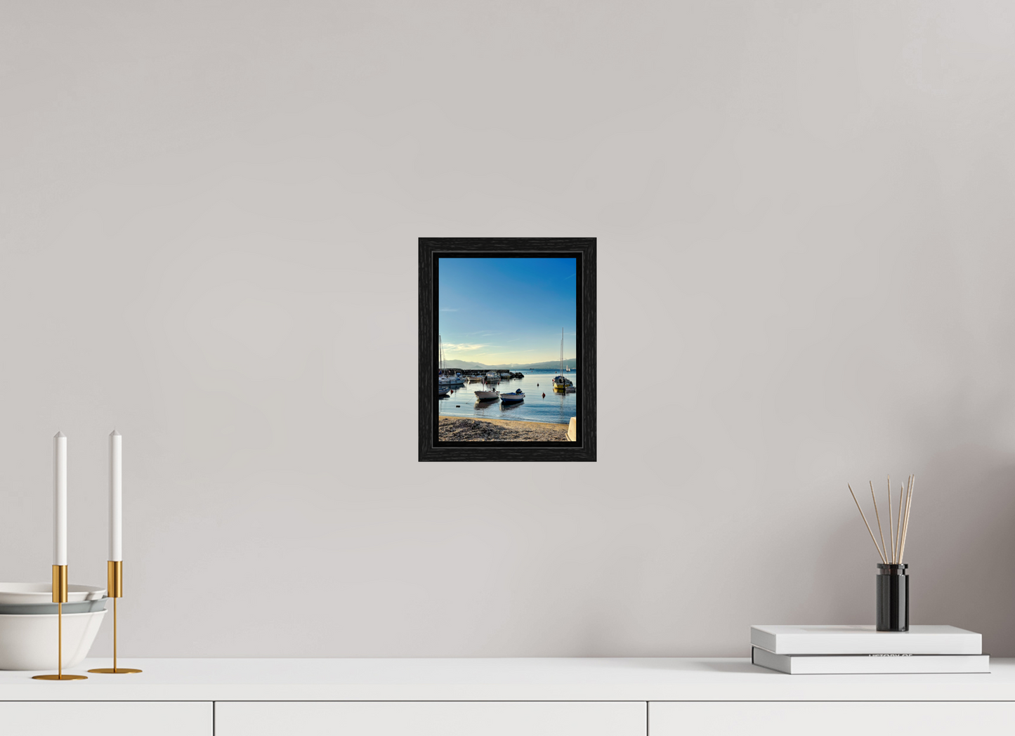 15 x 20 cm, Floater Frame Piccolo porticciolo Cannes