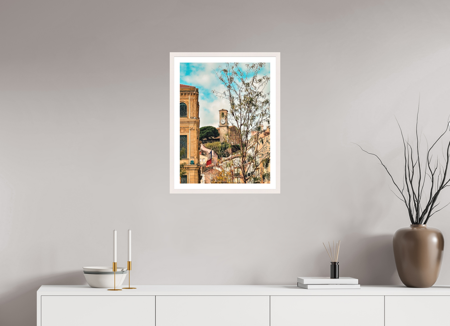 45 x 60 cm, Impression fine art Scorci di Cannes
