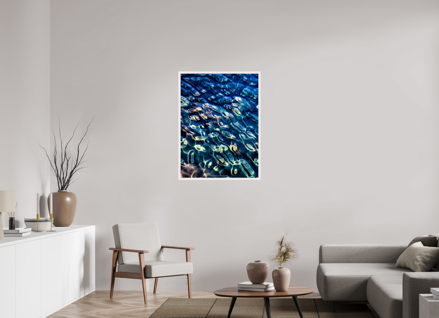 75 x 100 cm, Cadre galerie grand format Ricci di mare