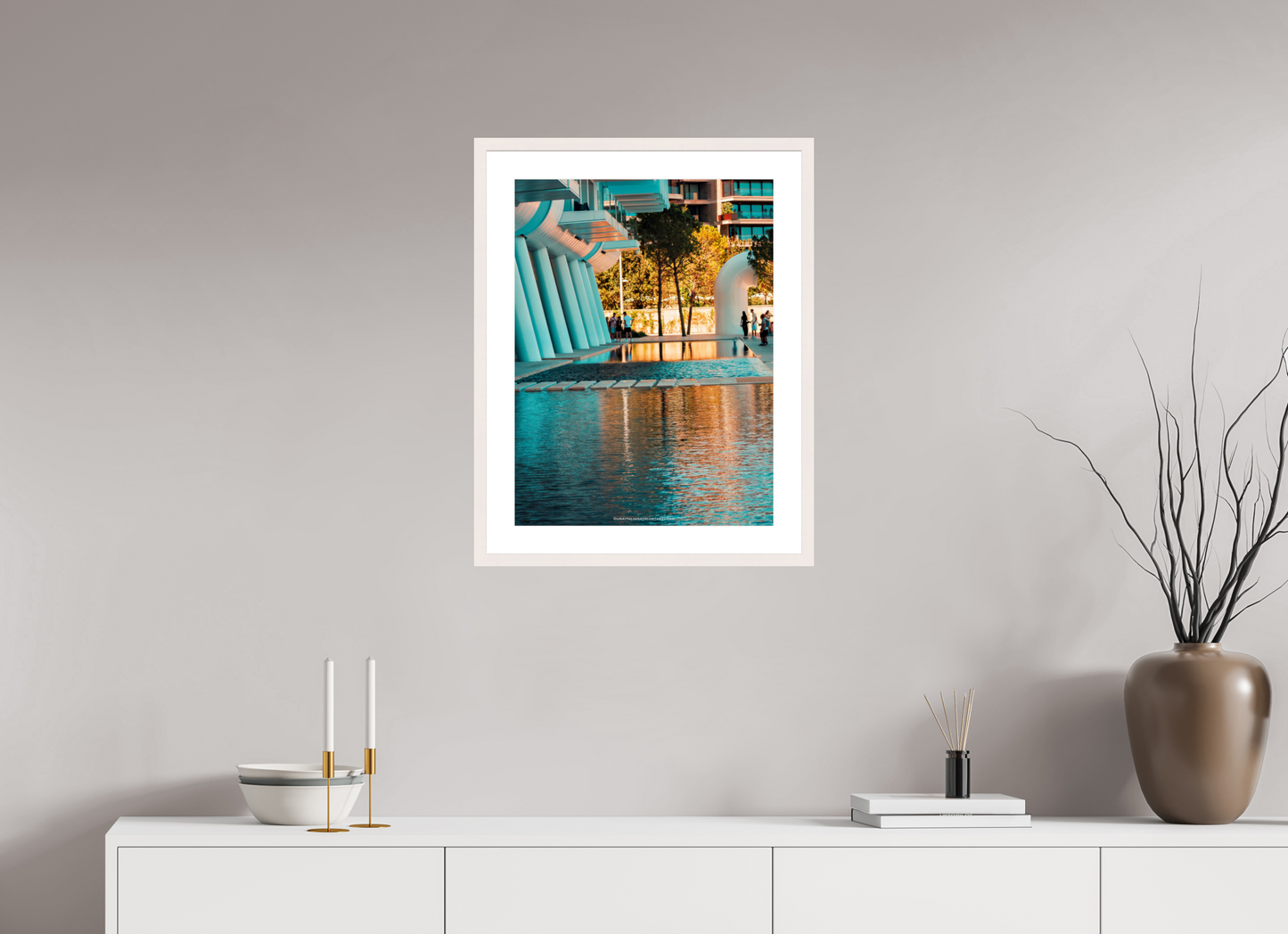 Specchio d'acqua sotto il "Renzo"