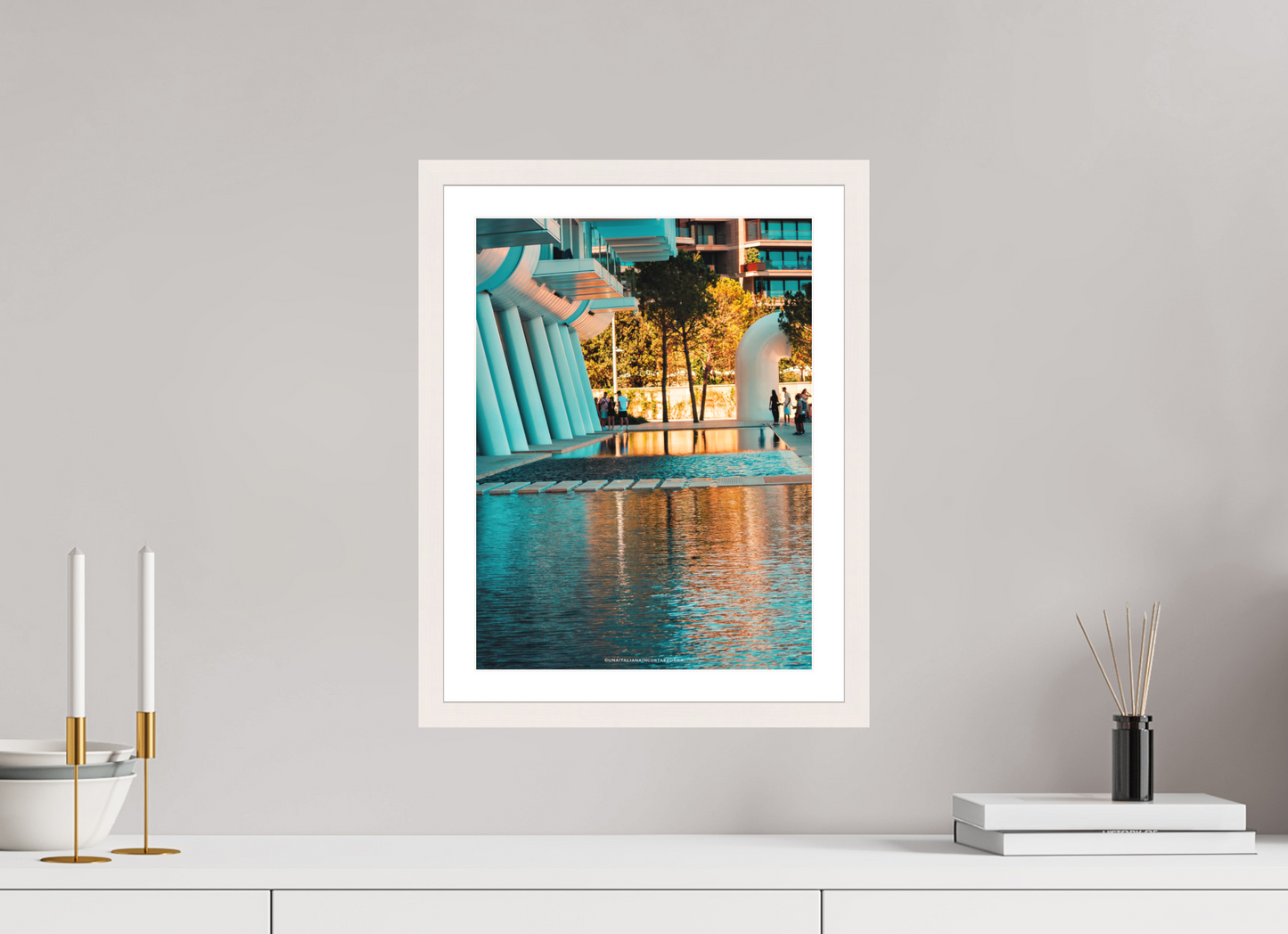 Specchio d'acqua sotto il "Renzo"