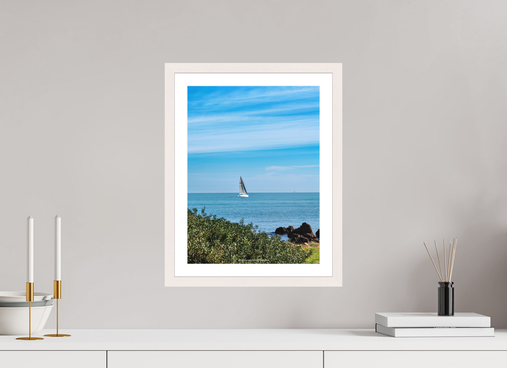 30 x 40 cm, Impression fine art Vela sul Capo di Antibes