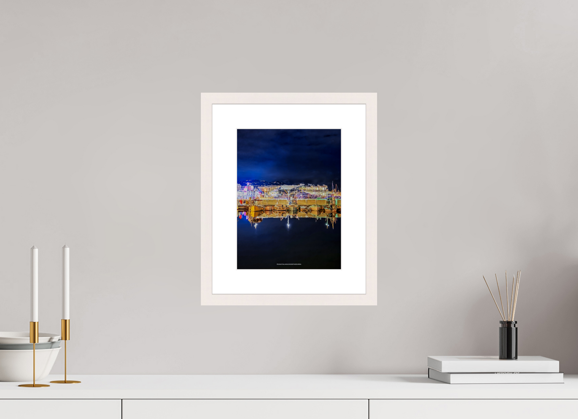 21 x 28 cm, Photo encadré bois érable blanc 20mm Riflessi