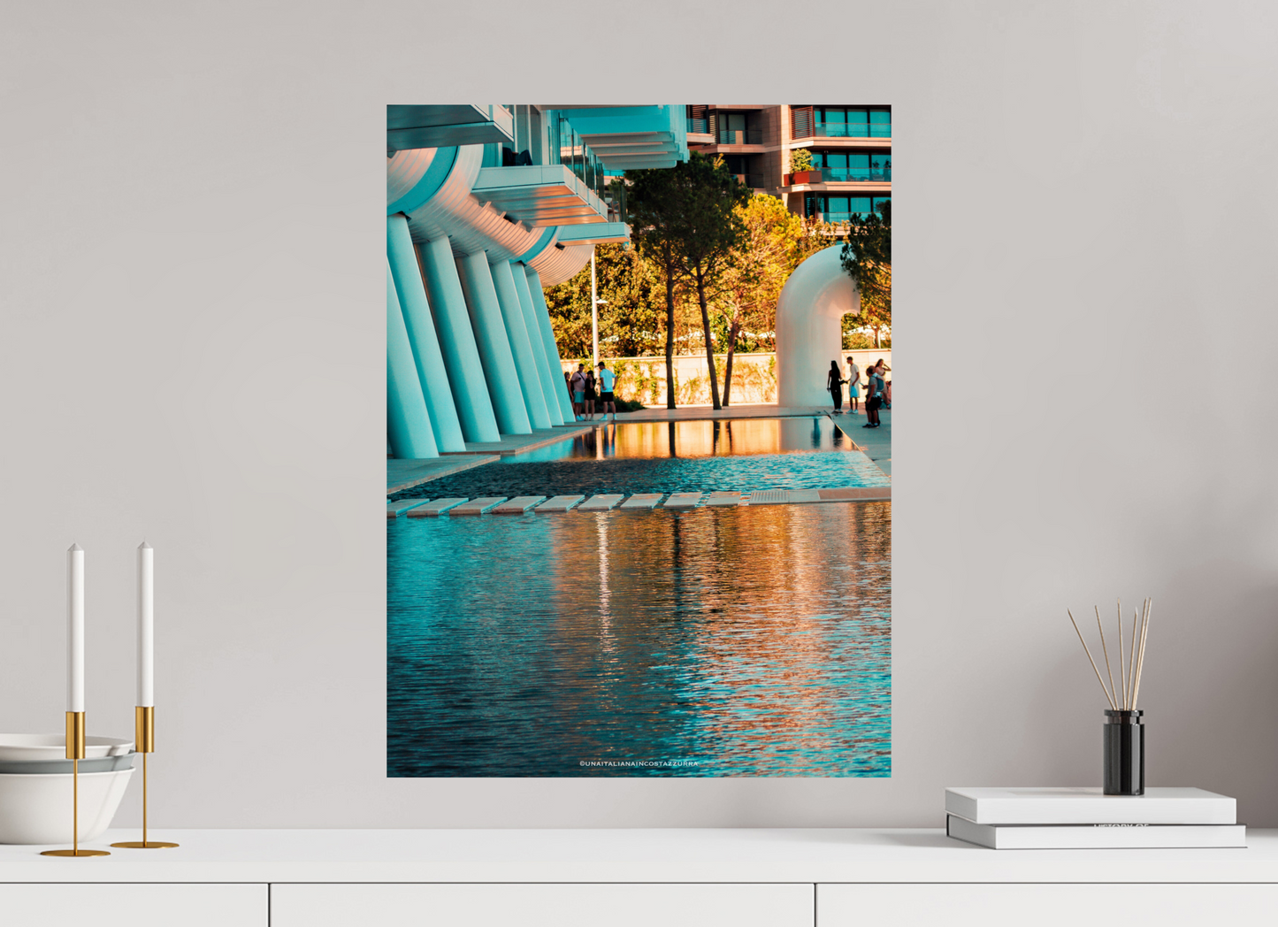 Specchio d'acqua sotto il "Renzo"