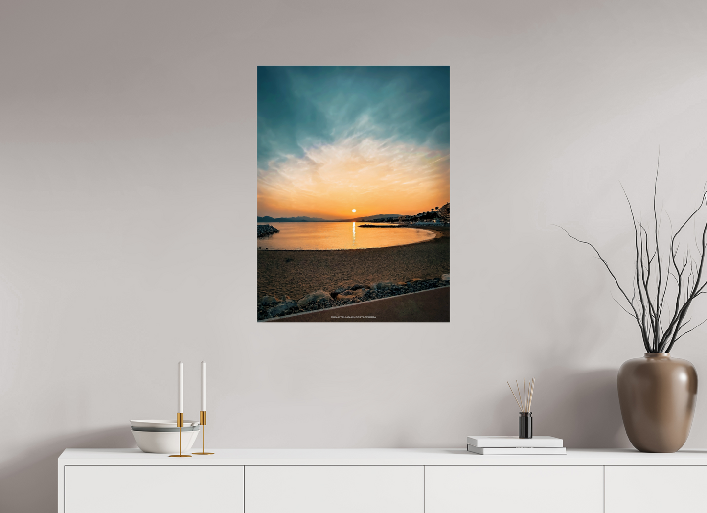 Tramonto  su l'Esterel