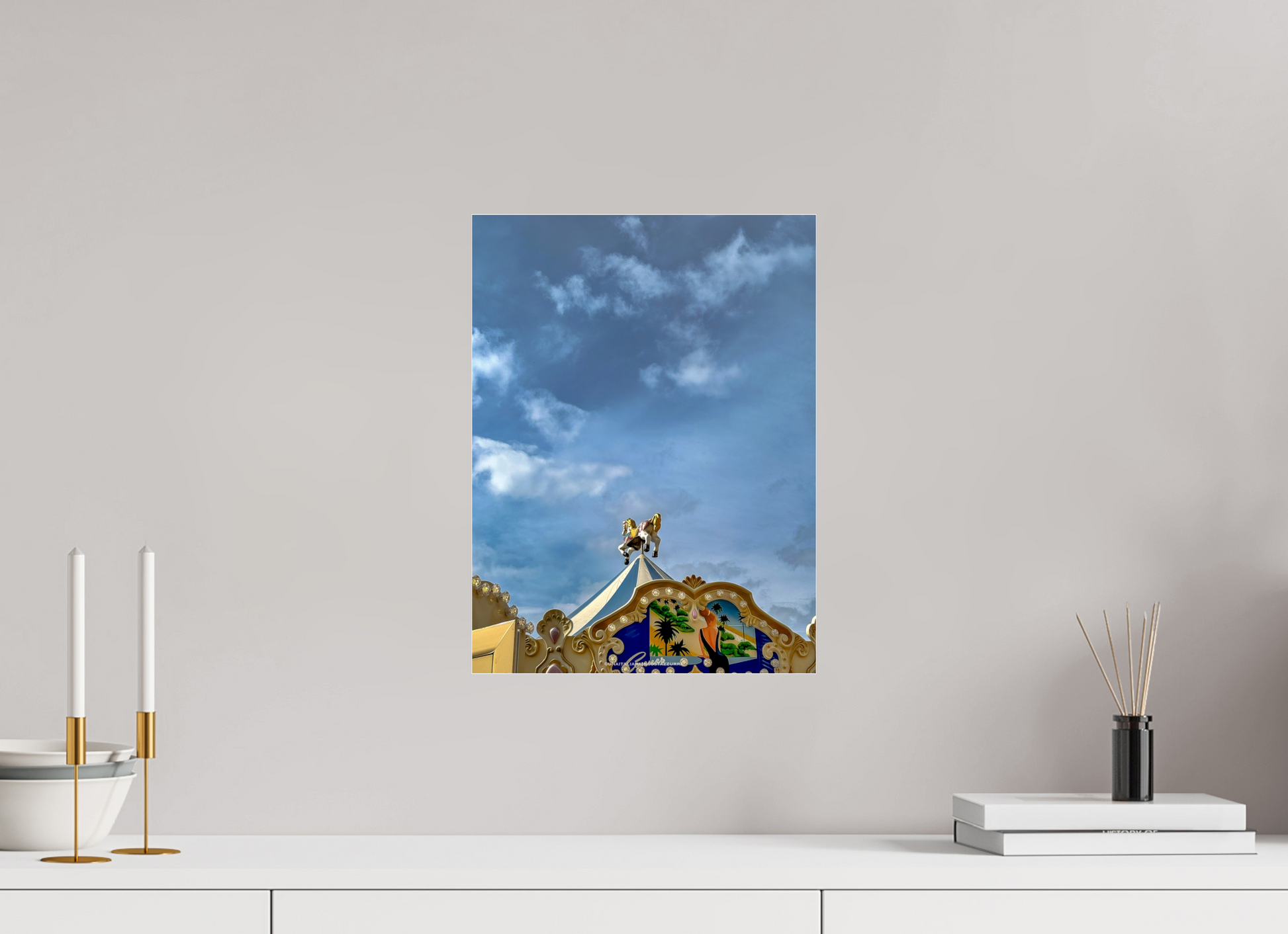 30 x 40 cm, Photo Print Under Acrylic Glass Carrousel