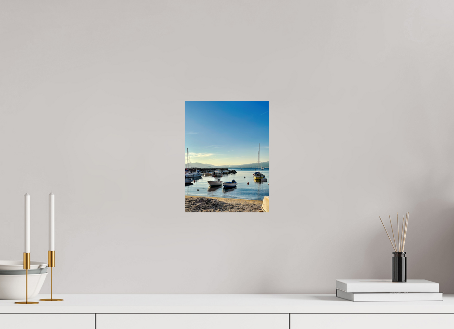 21 x 28 cm, Photo Print On Fuji Crystal DP II Piccolo porticciolo Cannes