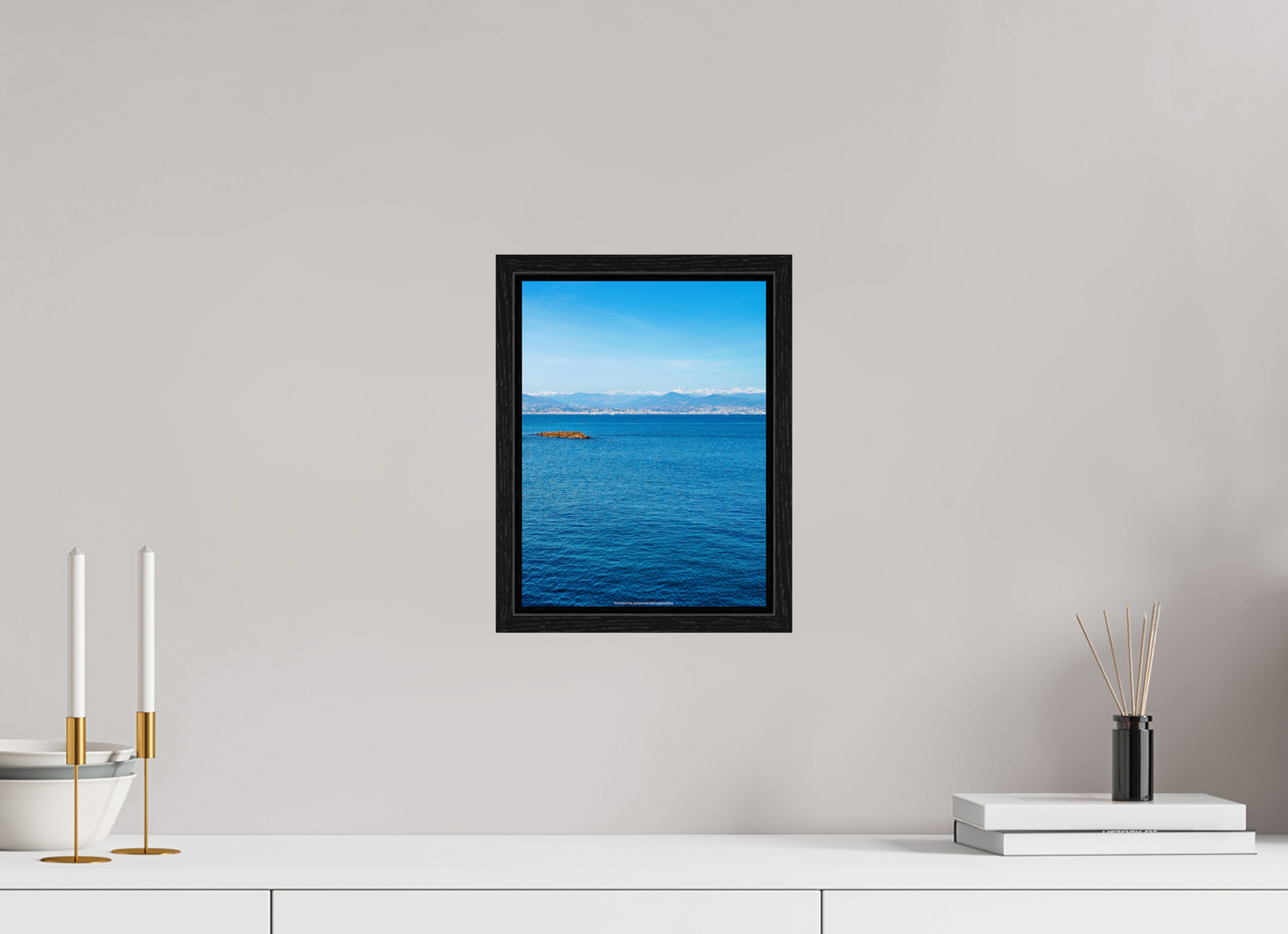 21 x 28 cm, Floater Frame Montagne innevate