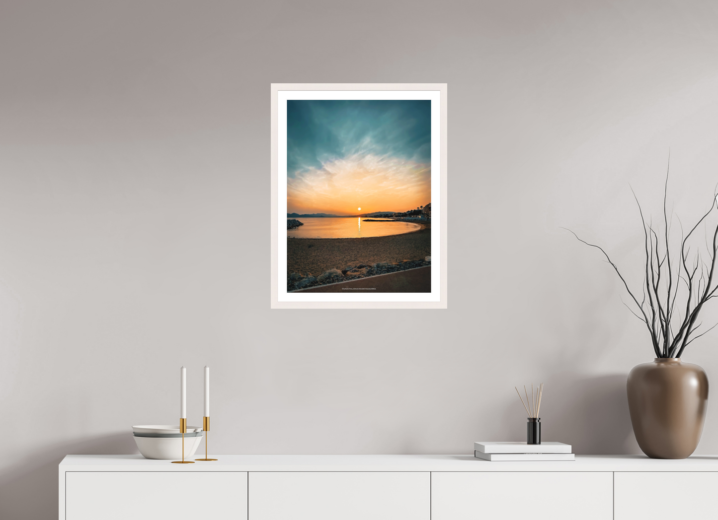 Tramonto  su l'Esterel