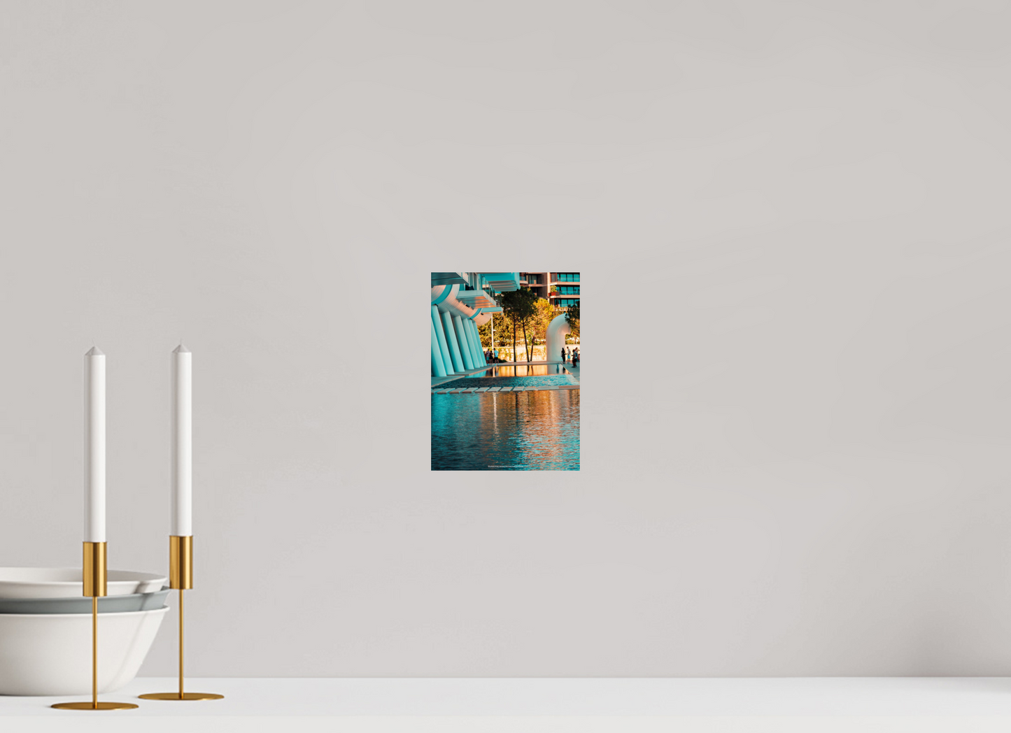 Specchio d'acqua sotto il "Renzo"