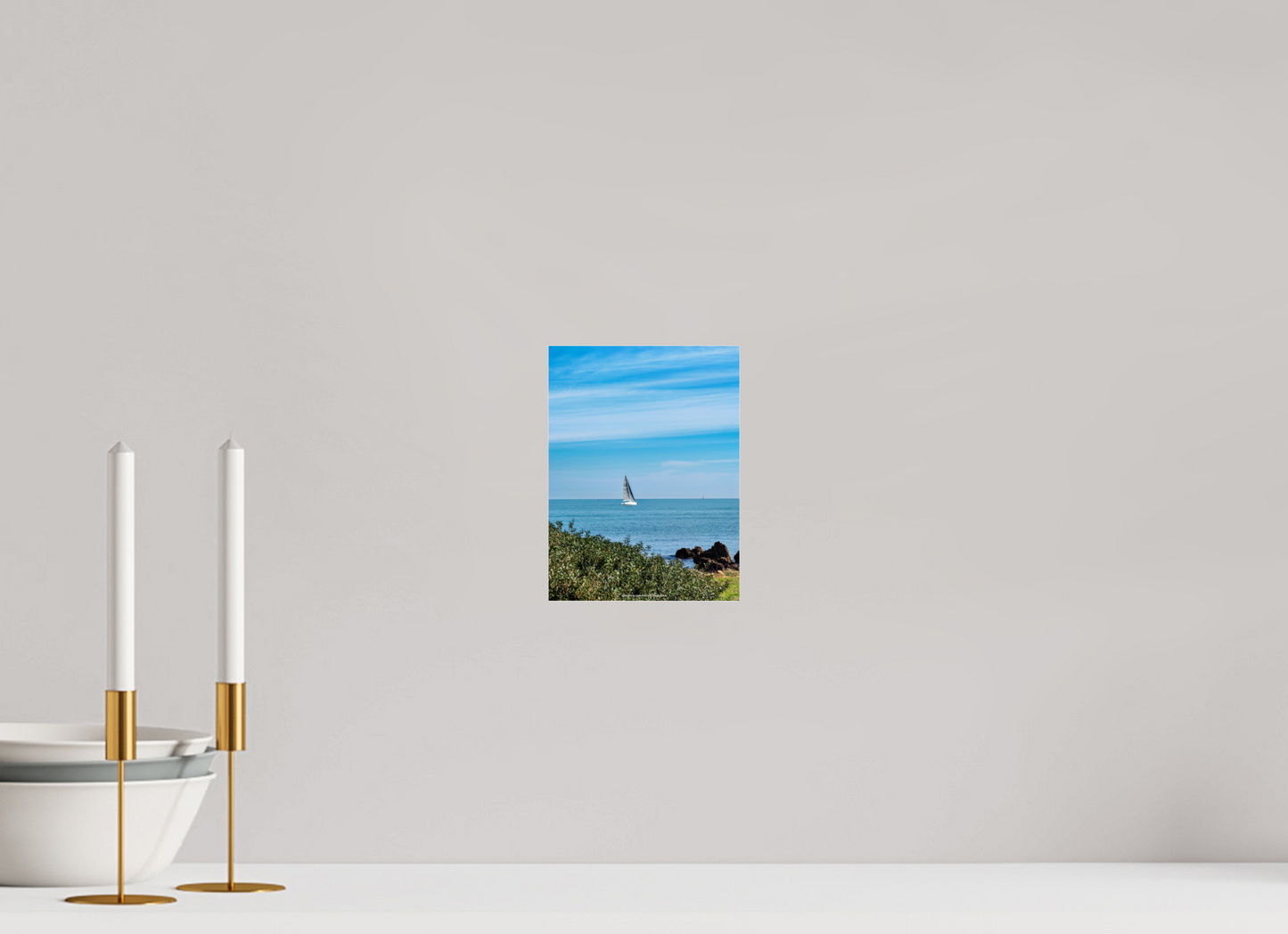 15 x 20 cm, Photo Print Under Acrylic Glass Vela sul Capo di Antibes