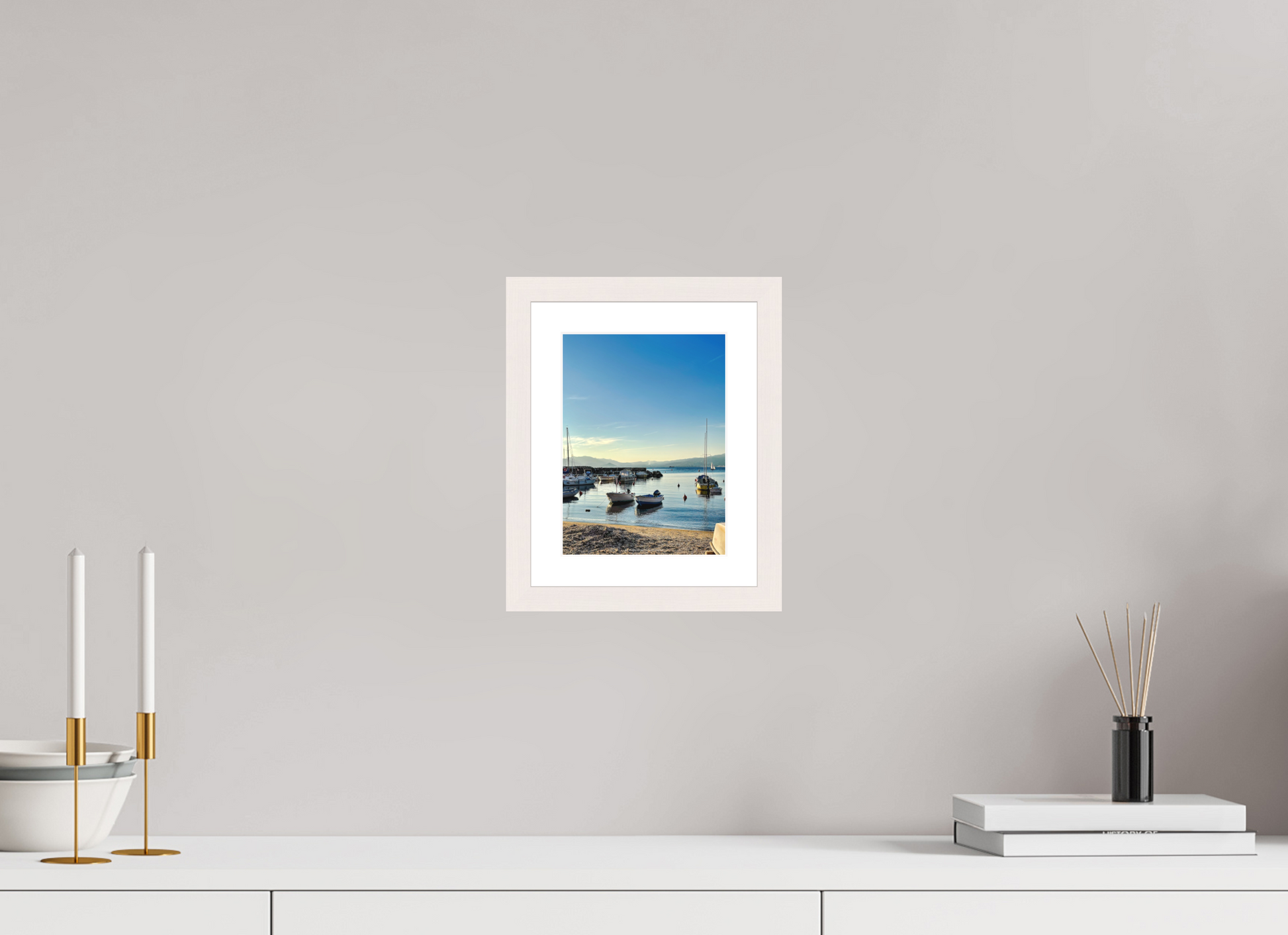 15 x 20 cm, Impression fine art Piccolo porticciolo Cannes