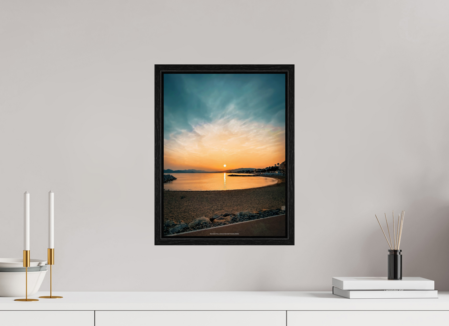 Tramonto  su l'Esterel