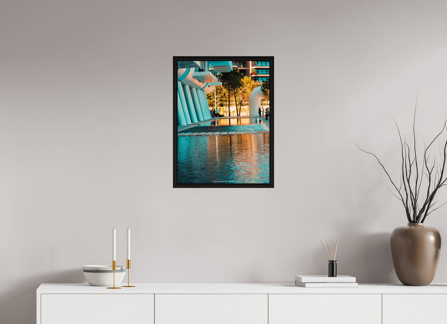 Specchio d'acqua sotto il "Renzo"