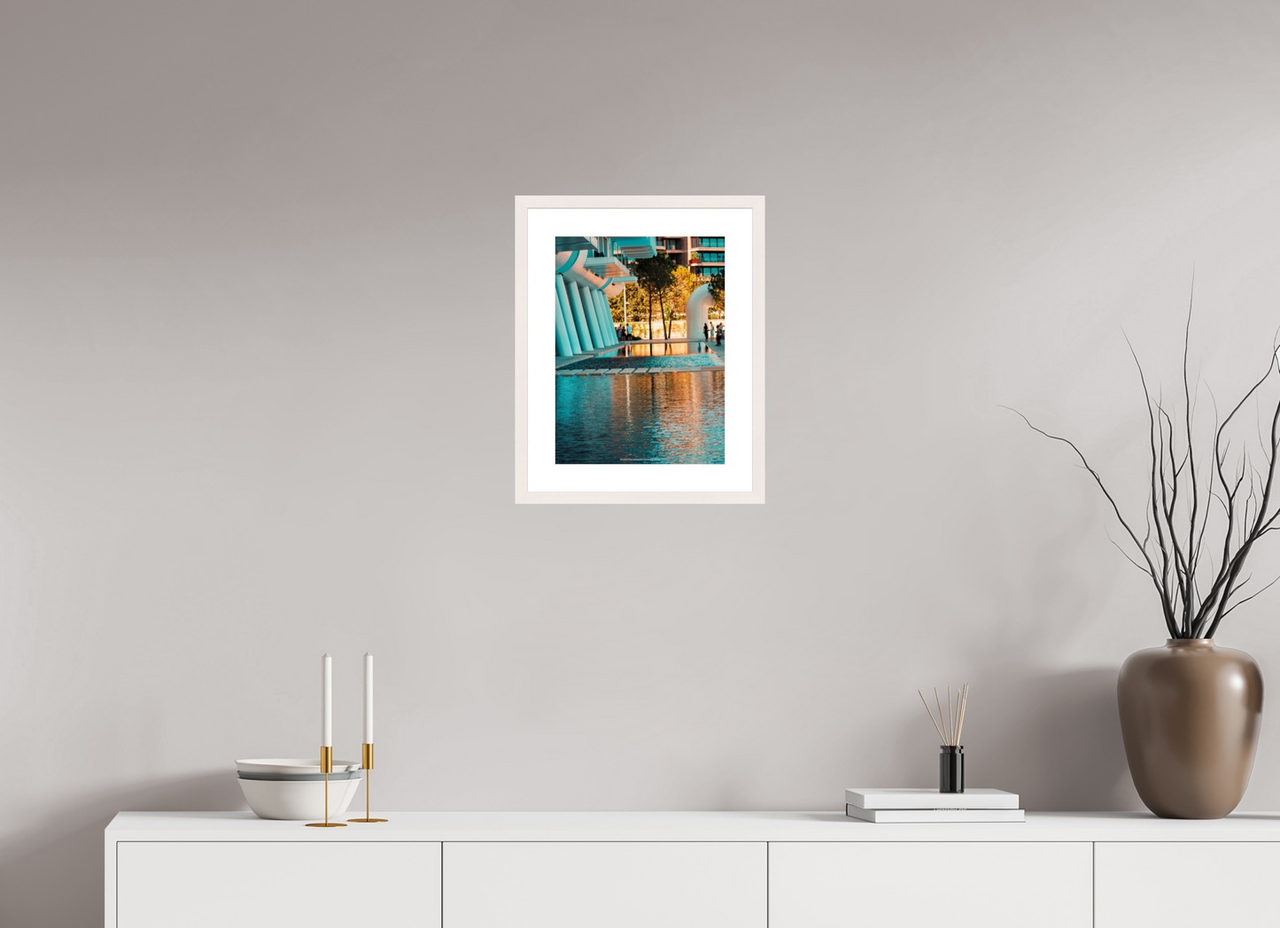 Specchio d'acqua sotto il "Renzo"