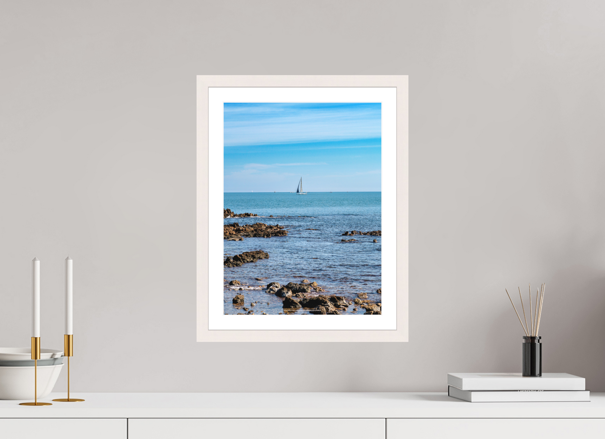 30 x 40 cm, Impression fine art Vela 2 sul Capo di Antibes