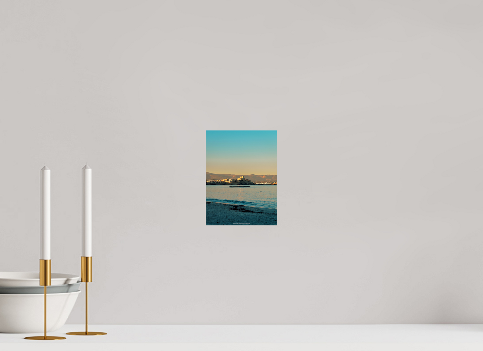 15 x 20 cm, Photo Print On Fuji Crystal DP II Antibes al tramonto