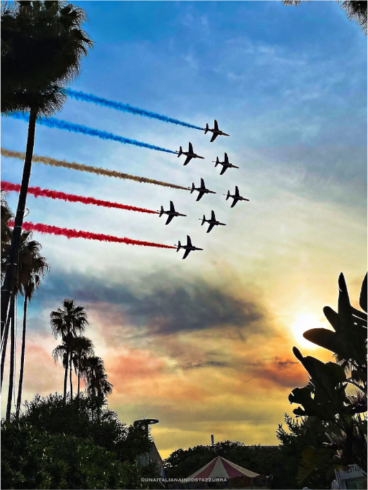 La pattuglia acrobatica per il Festival di Cannes 2